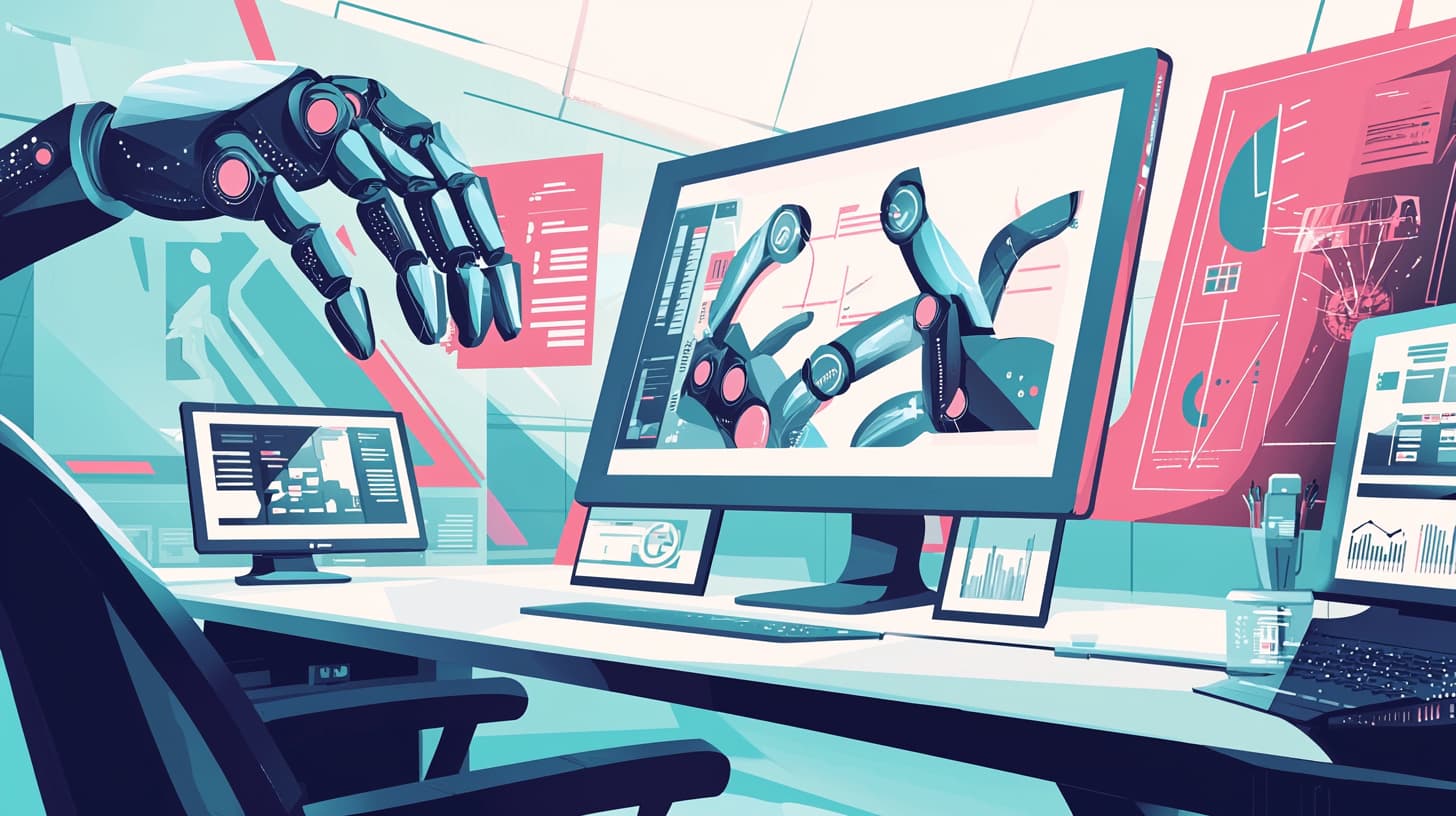 AI-enhanced digital artwork creation setup