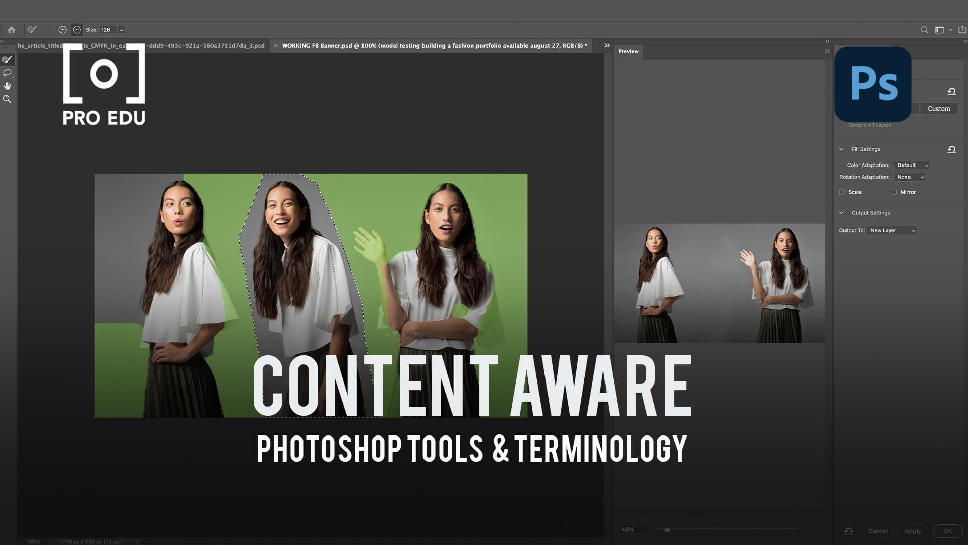 Content Aware dans Photoshop dition intelligente