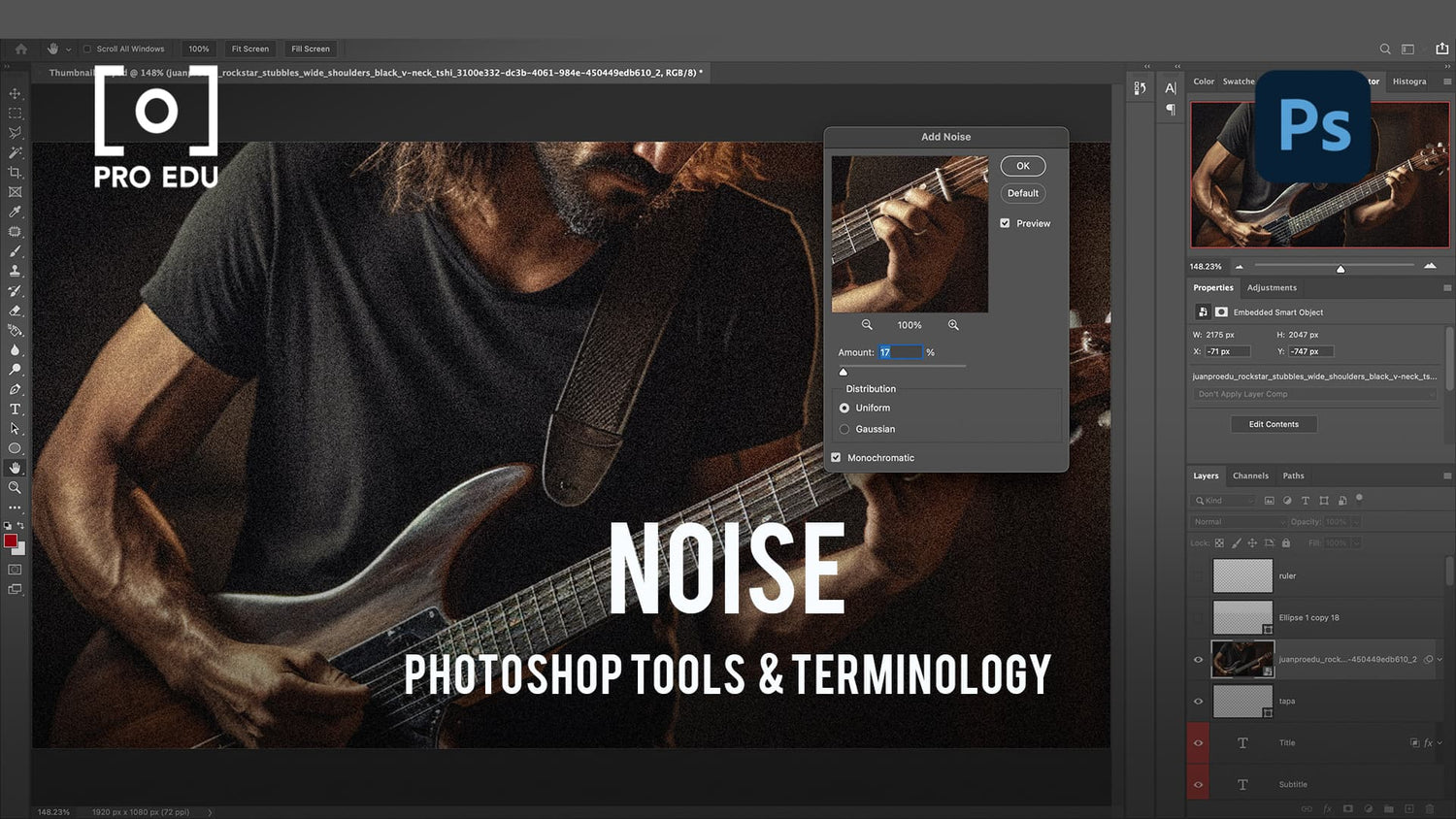 Noise Reduction Techniques in Photoshop - PRO EDU Tutorial