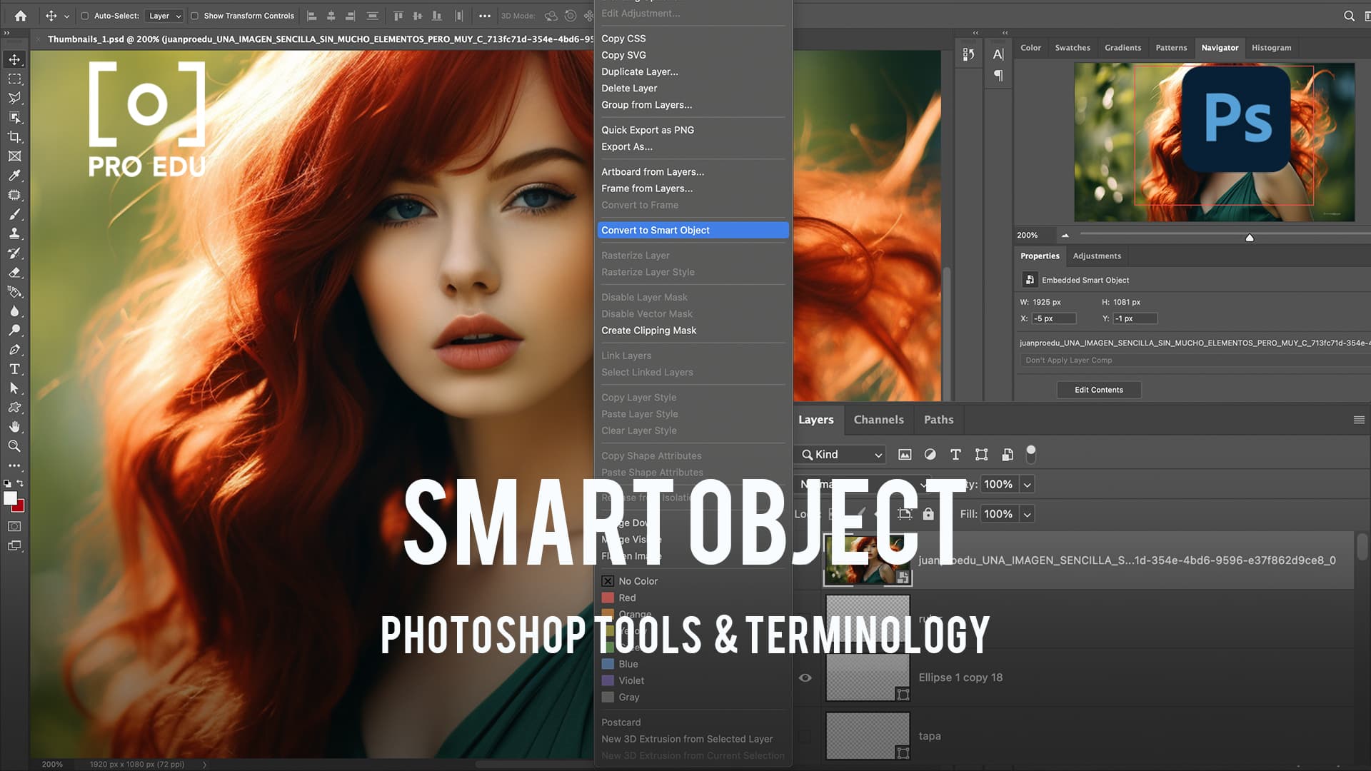 Smart Objects in Photoshop: Editing Flexibility