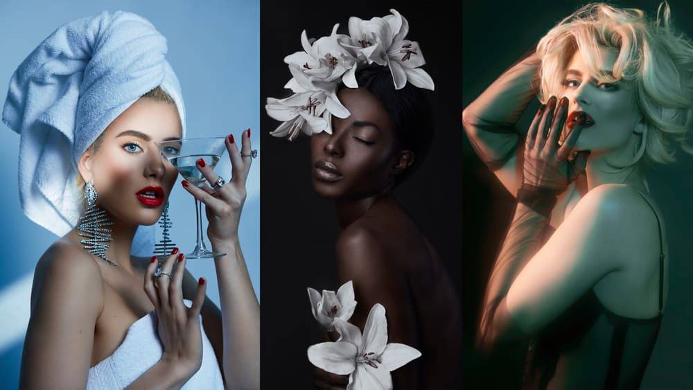 Portrait photography in person sales model