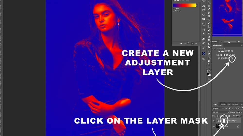 accurate black and white layer mask with apply image