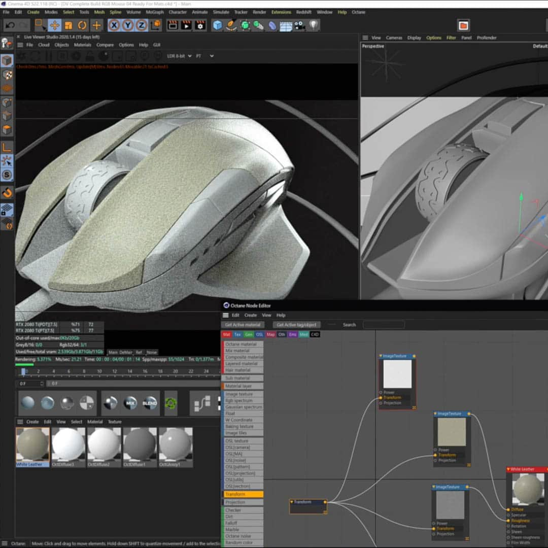 CGI Computer Mouse Rendering Tutorial in Cinema 4D - PRO EDU PRO EDU PRO EDU