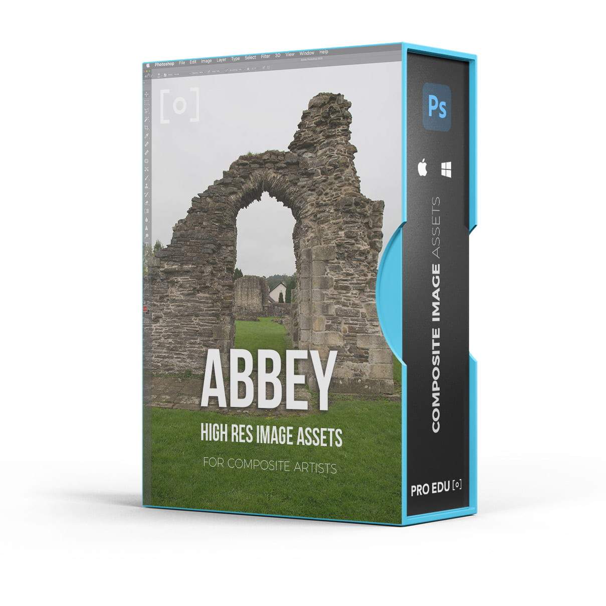 Composite Stock Asset Pack - English Abbey Photoshop Stock - PRO EDU PRO EDU PRO EDU