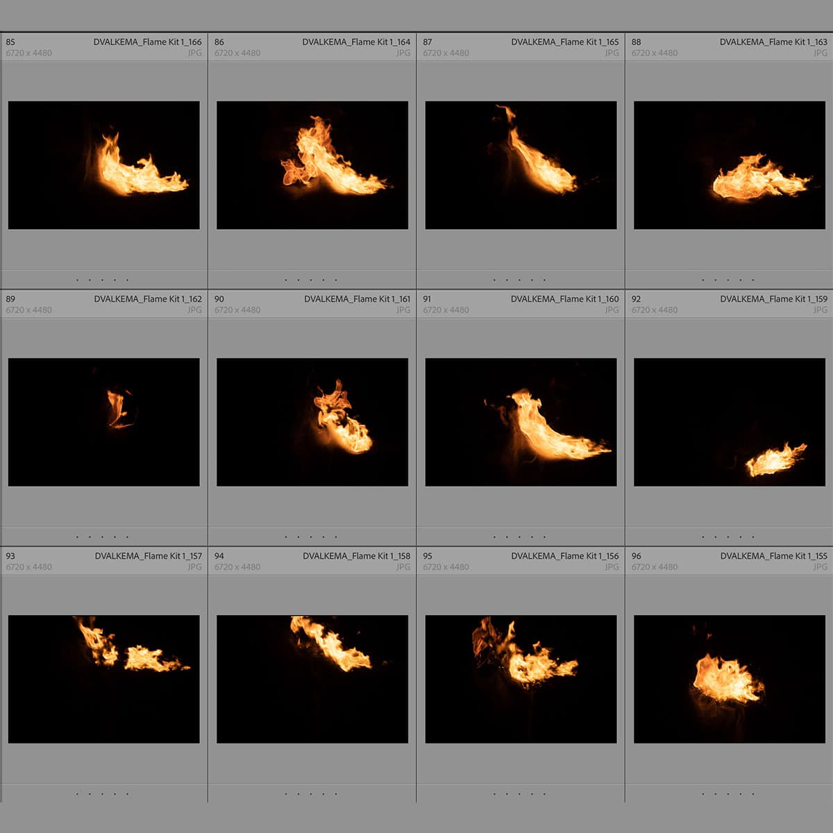 Flame Kit FX Photoshop Overlays Bundle Volume 1 & 2 - PRO EDU PRO EDU PRO EDU