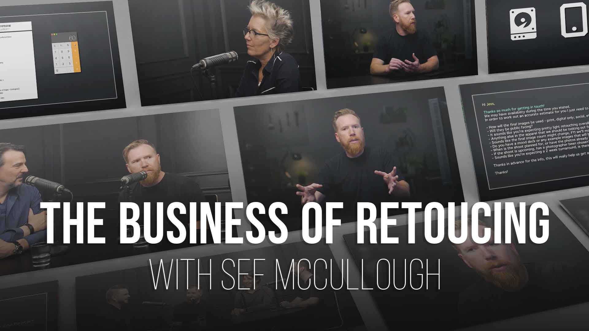 Commercial retouching is a business that Sef McCullough has mastered. PRO EDU's tutorial brings you the insight to build your retouching business.