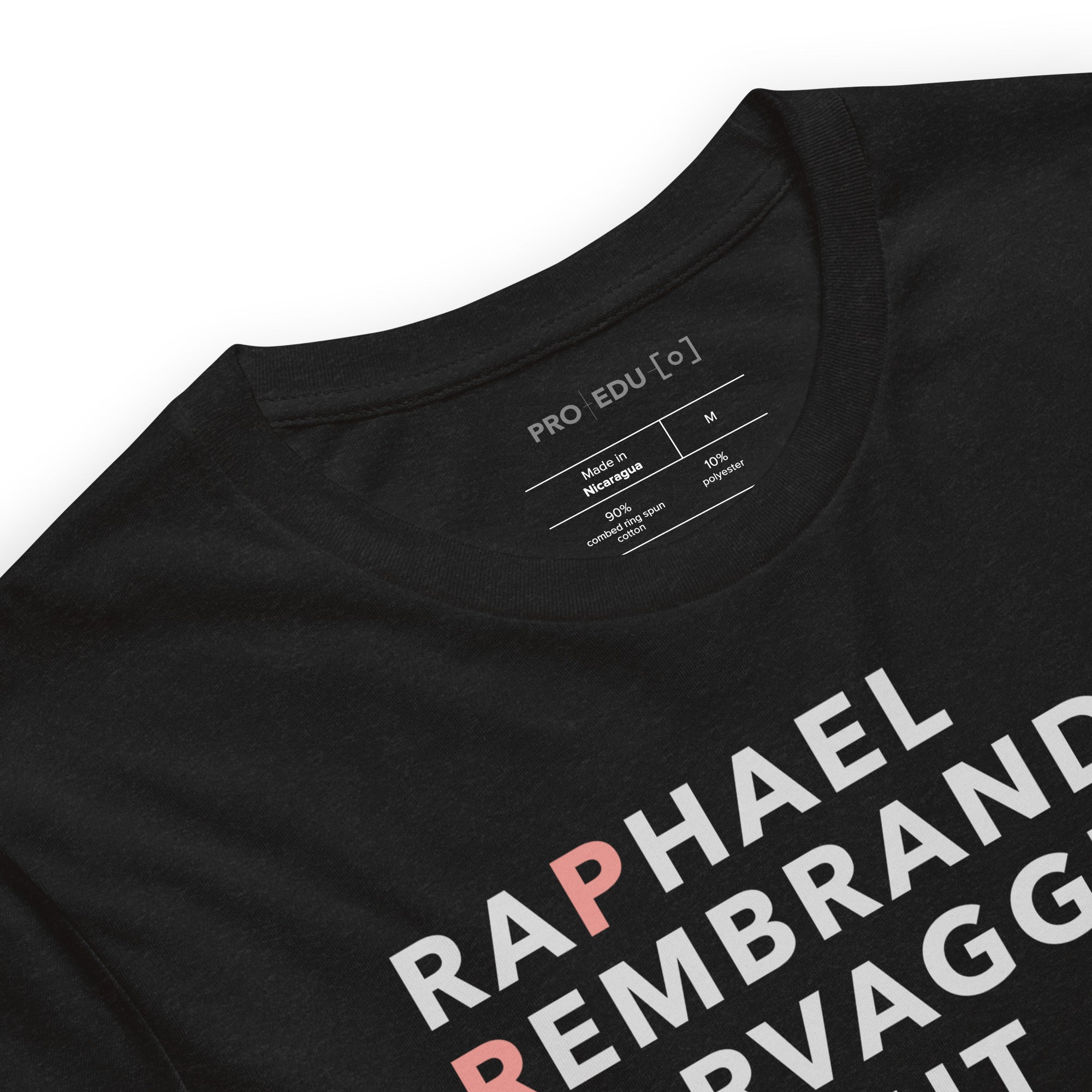 RAPHAEL REMBRANDT CARVAGGIO KNIGHT PRO EDU of Photography T-Shirt PRO EDU PRO EDU