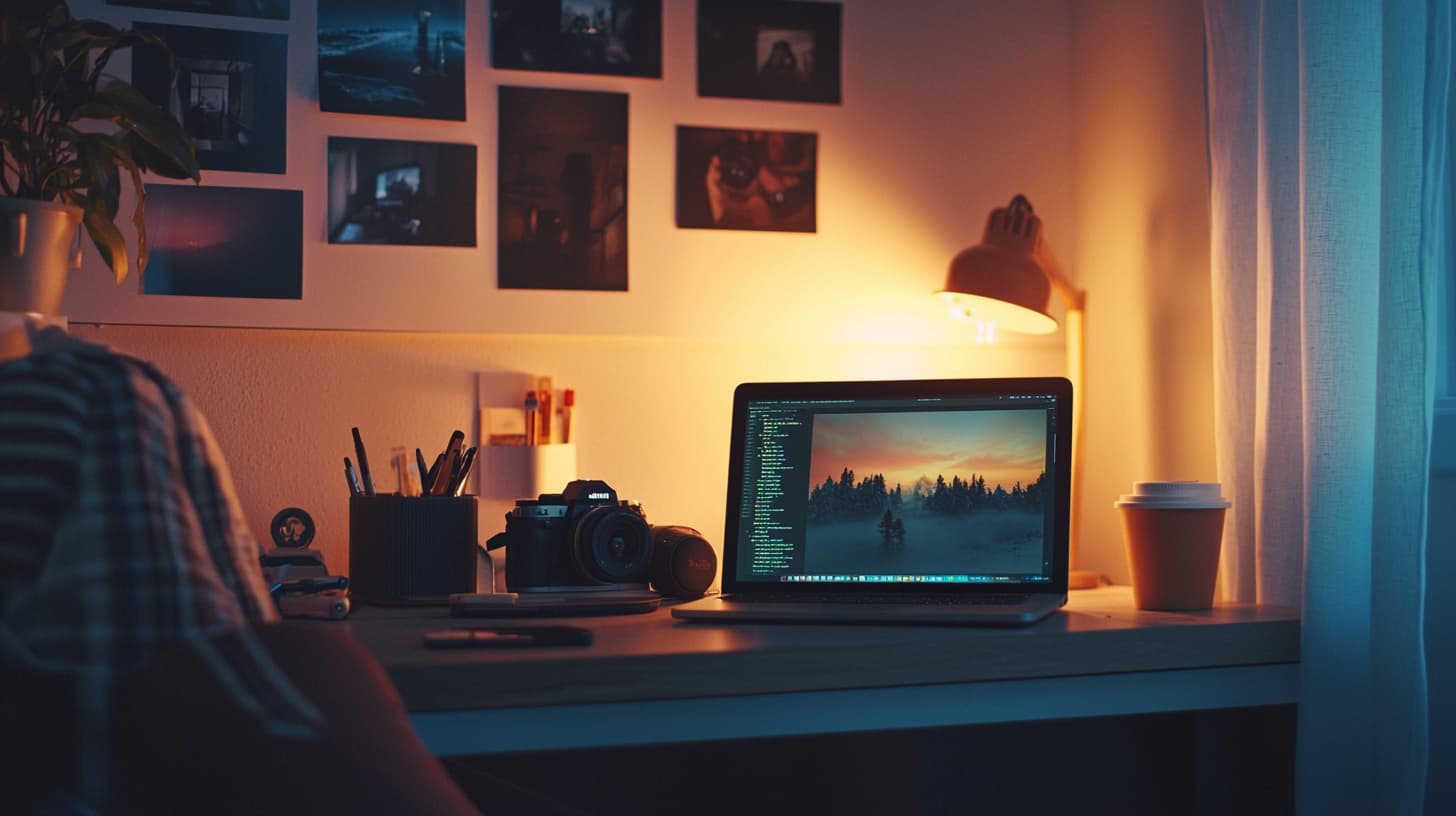 Online photography class learning