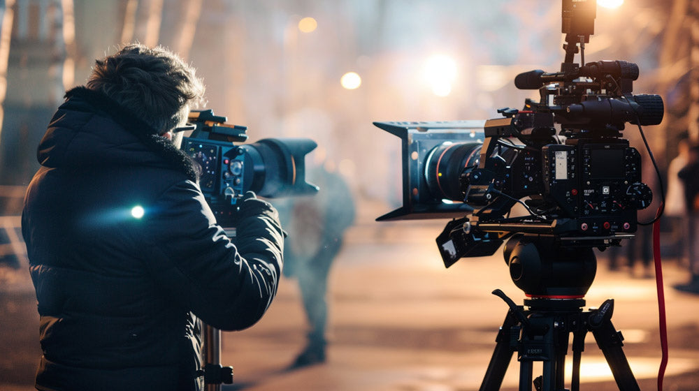 Director of Photography (DP) on a film set