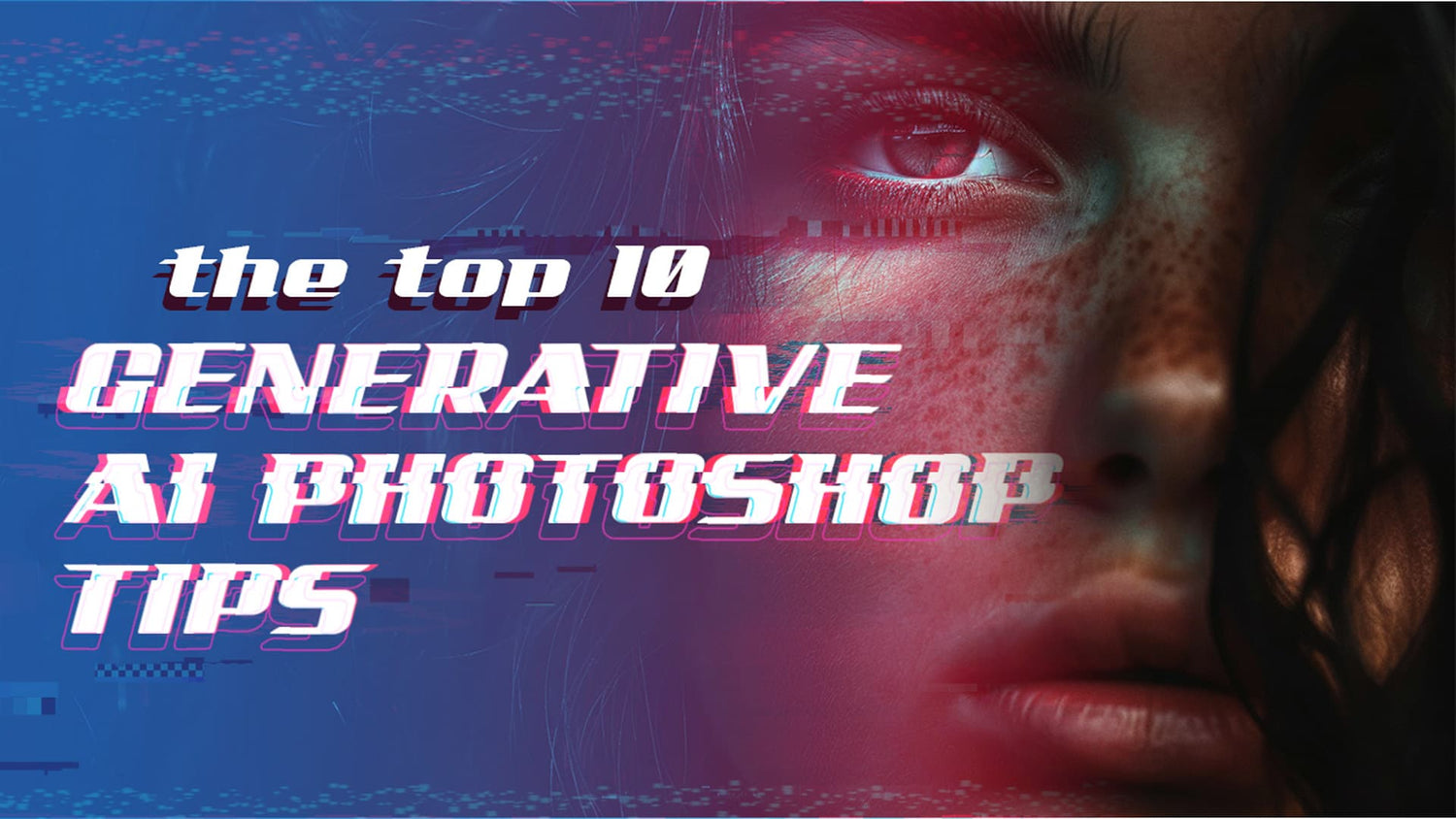 image of a generative ai photoshop course thumbnail of a woman