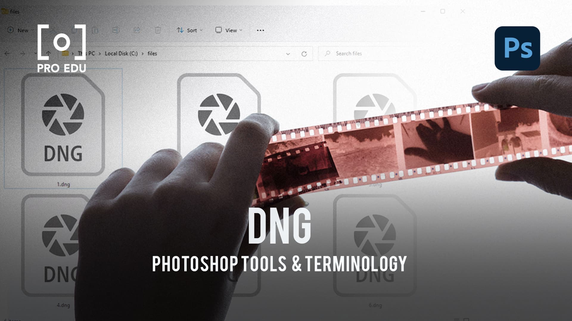DNG File Format in Photoshop - PRO EDU Tutorial