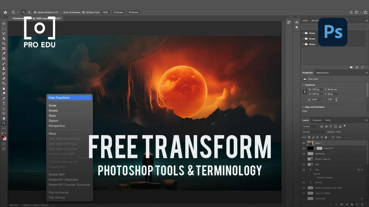 What Is Free Transform In Photoshop?