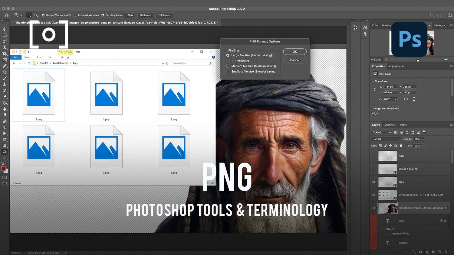 PNG File Format in Photoshop - PRO EDU Guide