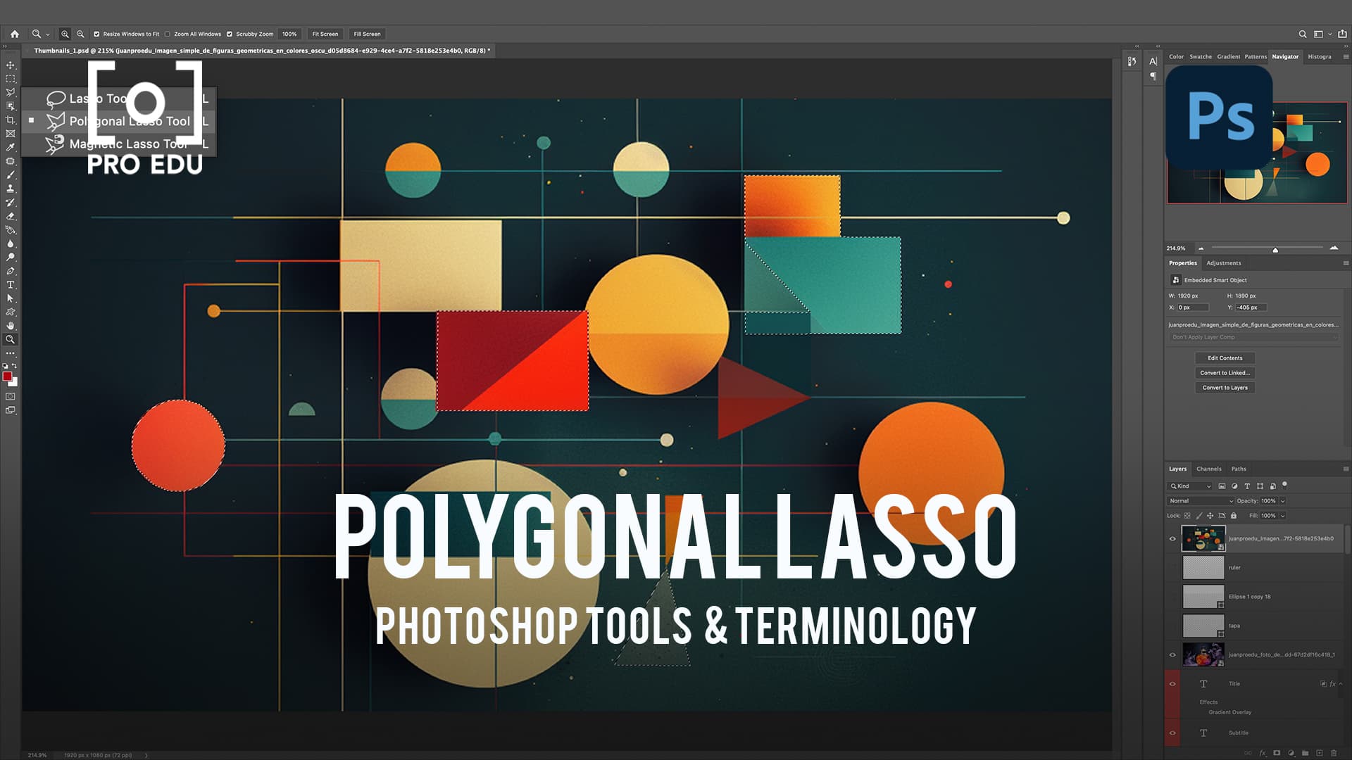 Polygonal Lasso Tool in Photoshop - PRO EDU Guide
