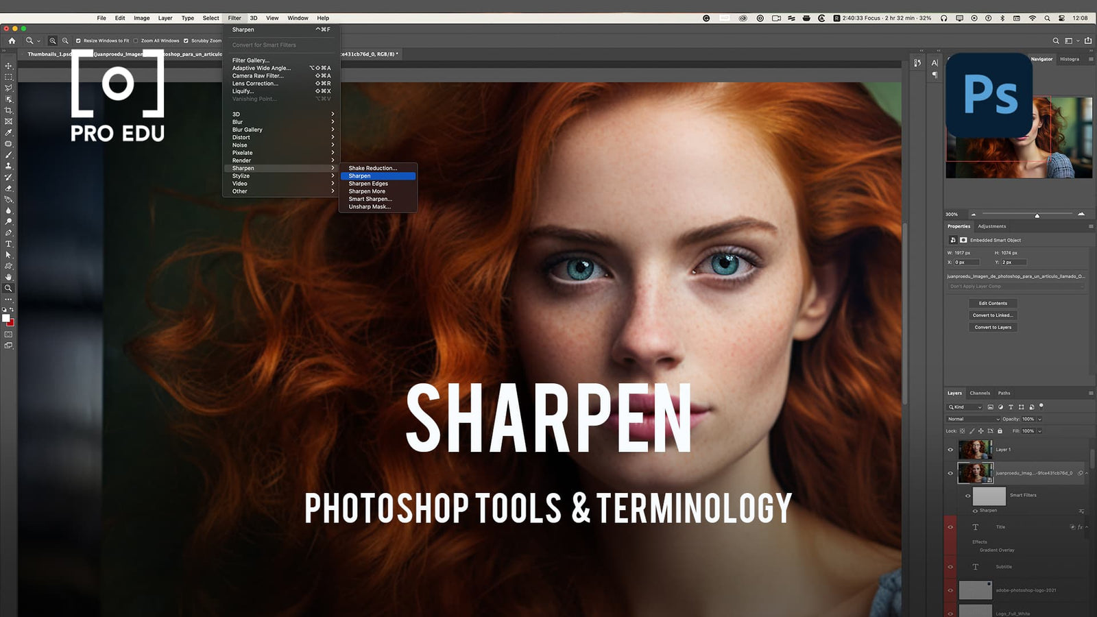 What Is Sharpen In Photoshop?