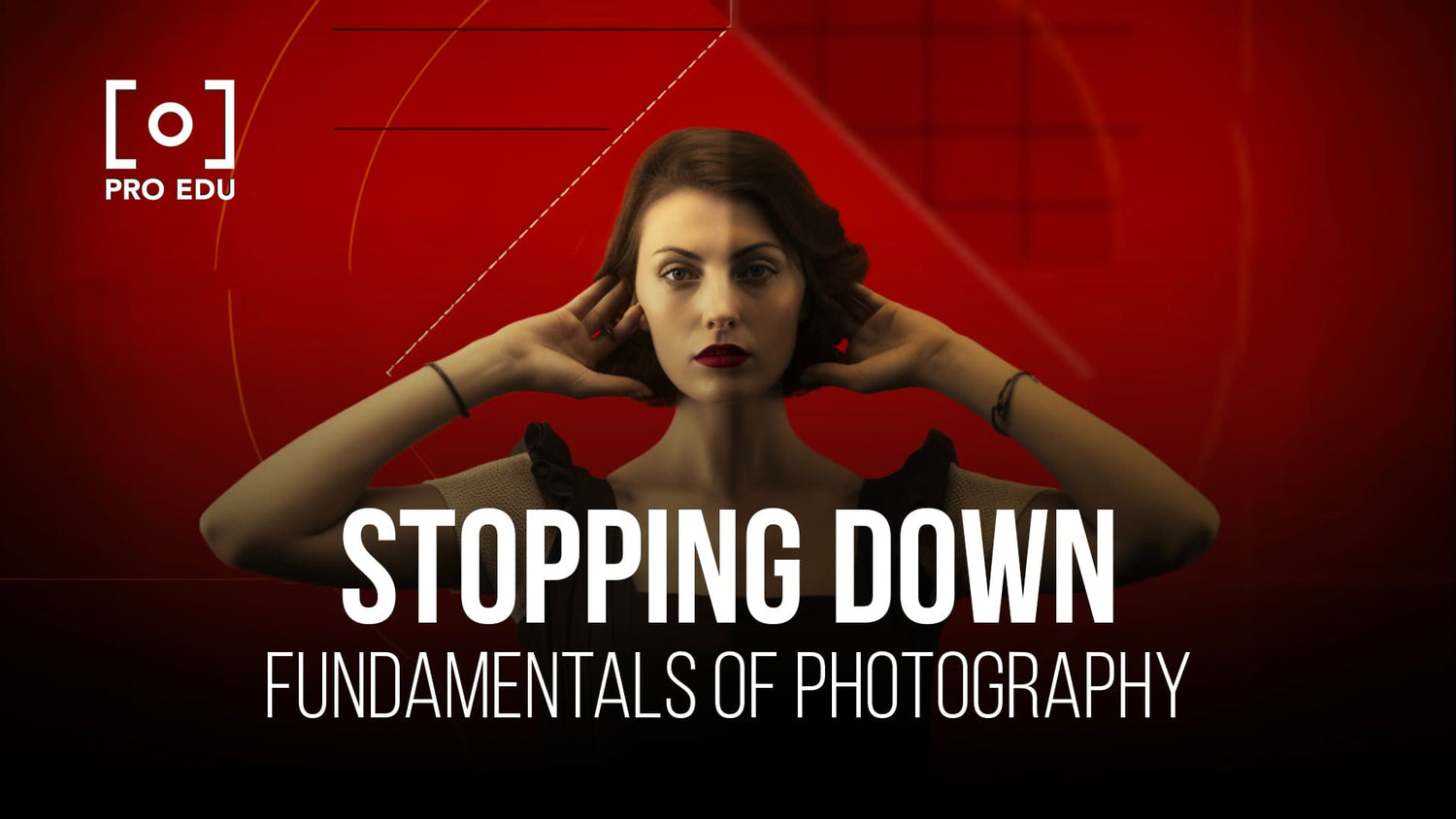 Controlling depth of field and exposure by stopping down in photography