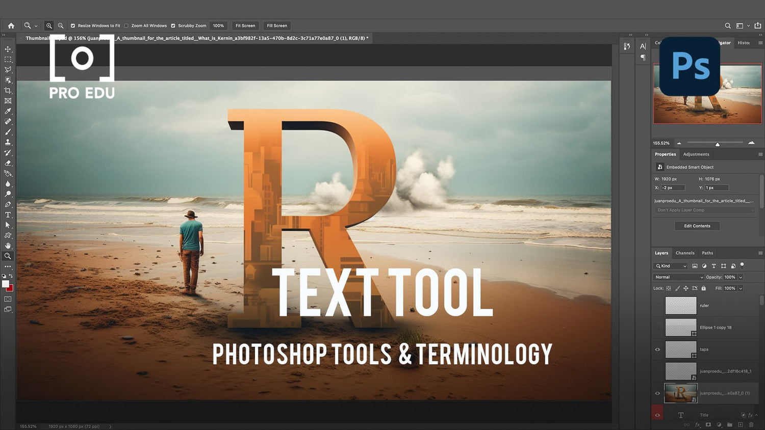 Text Tool Techniques in Photoshop - PRO EDU Tutorial