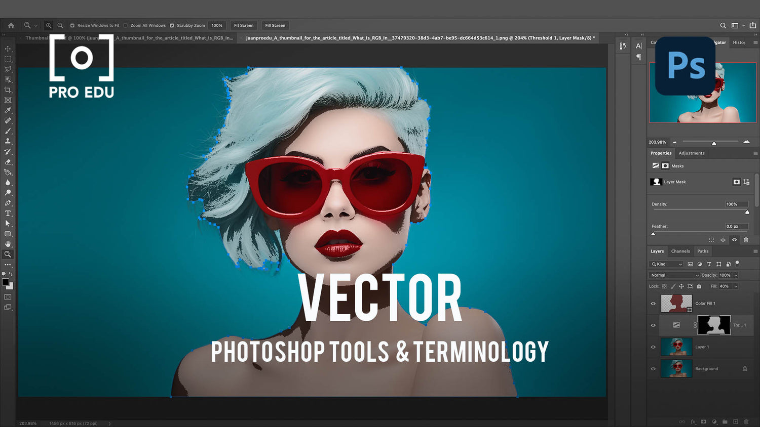 Vector Graphics Essentials in Photoshop - PRO EDU Guide