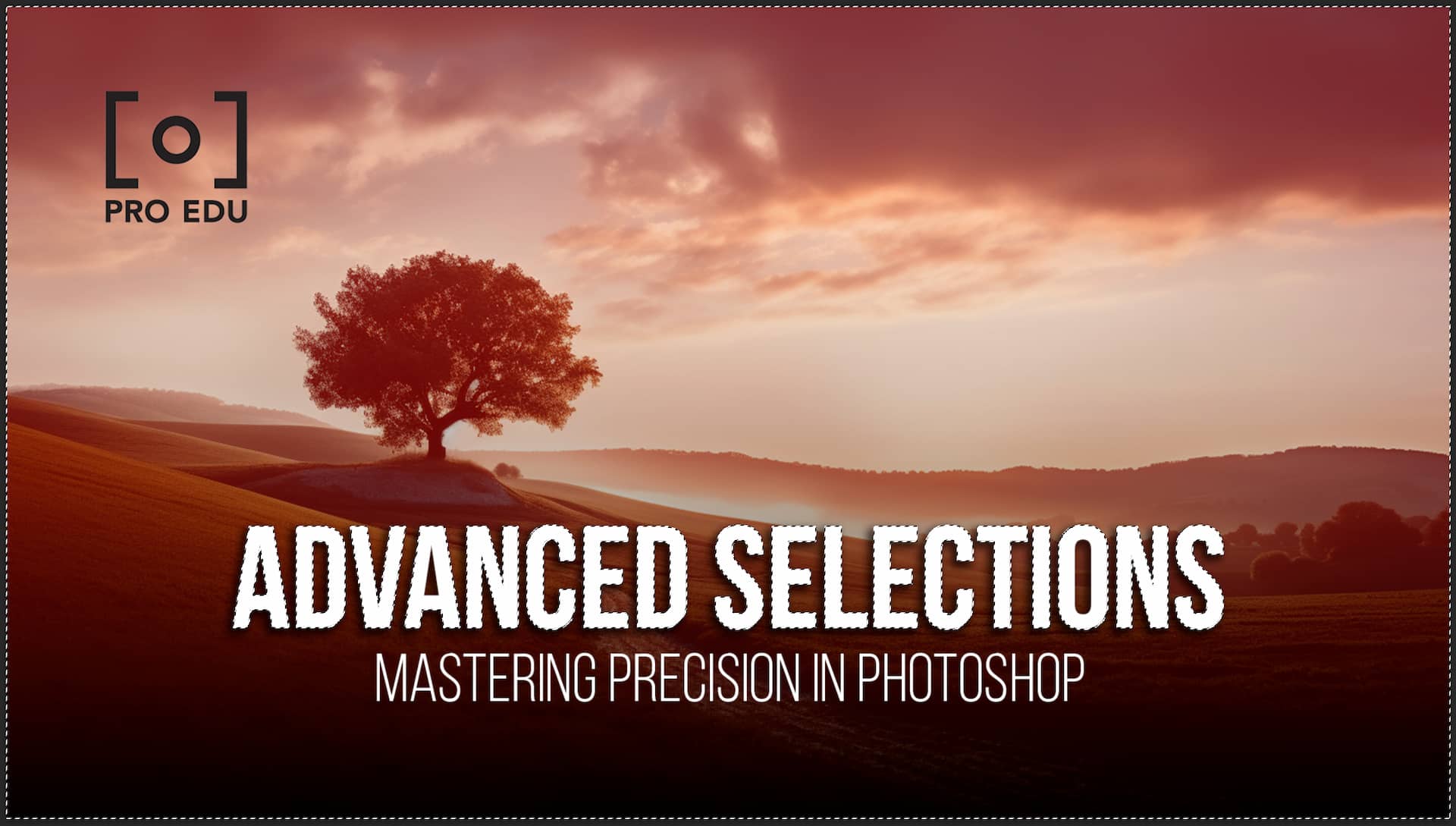 A screenshot demonstrating Photoshop selection tools