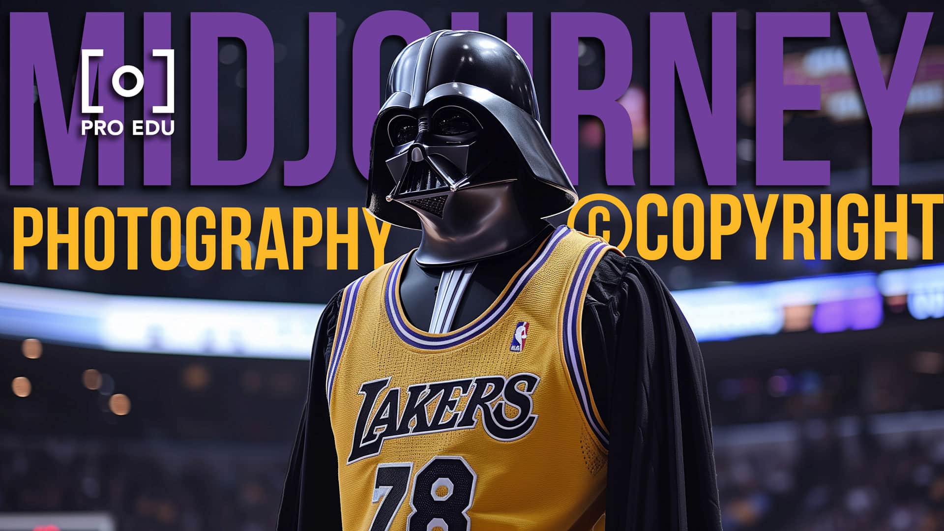 Darth Vader Image Of the Lakers Player Midjourney Copyright pro edu