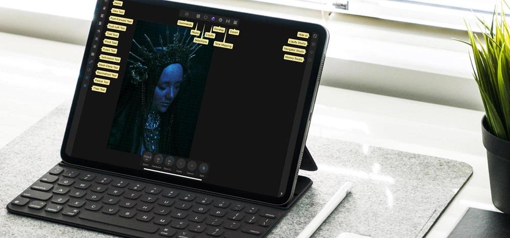 Retouching on an iPad Pro Tablet Part II