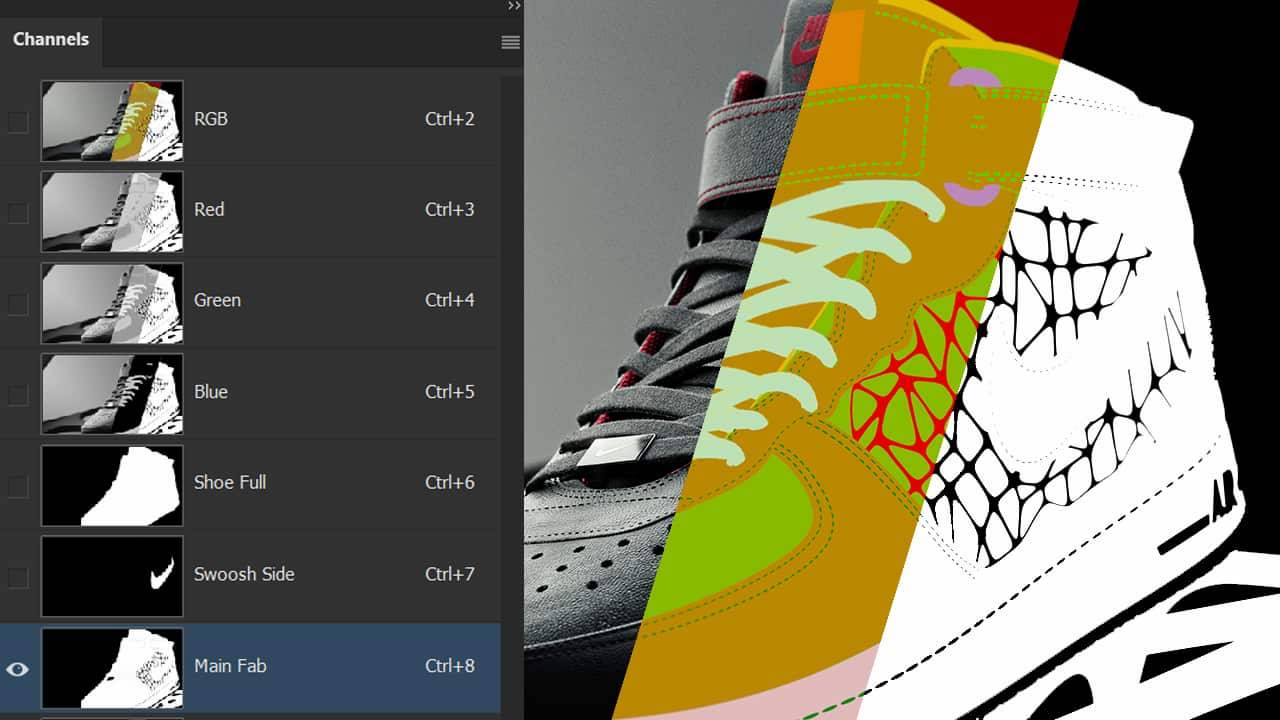 Create Selection Libraries for Photoshop With Alpha Channels