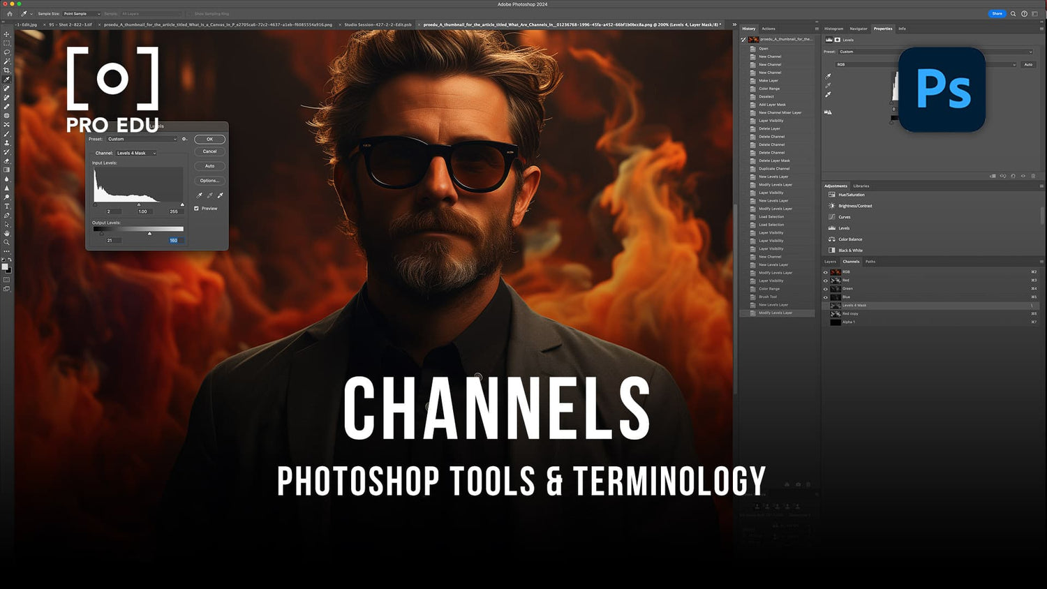 Channels in Photoshop - PRO EDU Color Theory Guide