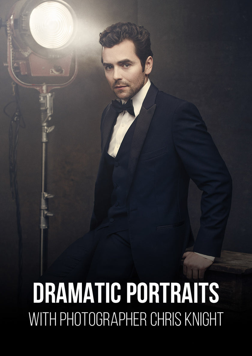 Dramatic Portraiture Lighting Styling & Retouching