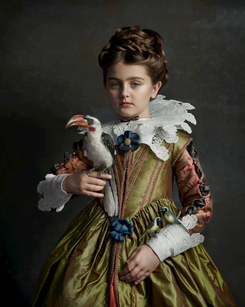 Fine art photography Gemmy Woud Binnen-Dijk PRO EDU tutorial portrait kids photographer bird composite