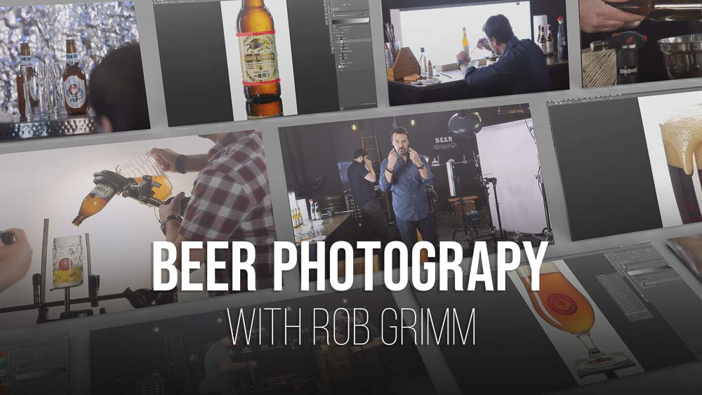 Photographie commerciale de bière : éclairage et retouche 