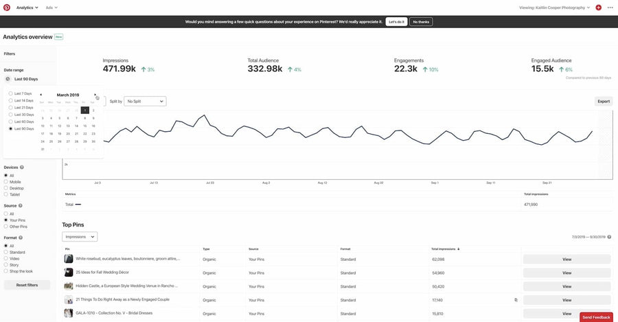 Pinterest For Photographers | Social Media Strategy For Growth with Jared Bauman analytics for pinterest and social media growth best platforms for photographers to learn pins.