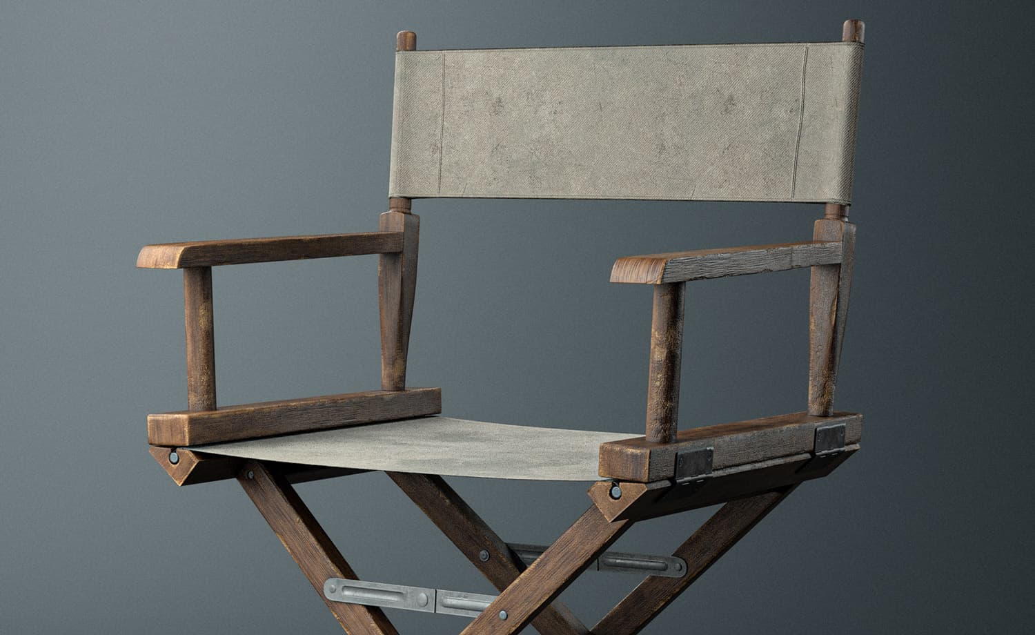 Directors Chair 3D Model | C4D FBX OBJ CGI Asset PRO EDU the best free 3d models for cinema 4d