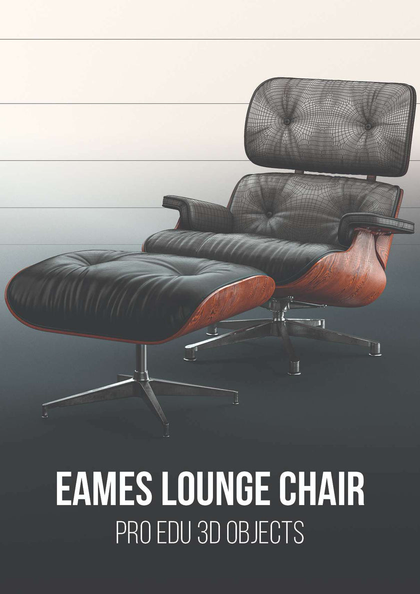 Maxon Certified Trainer Eames lounge chair inspiration. CGI tutorials PRO EDU 3ds max cinema 4d c4d octane render shift. Red Giant certified trainer. 