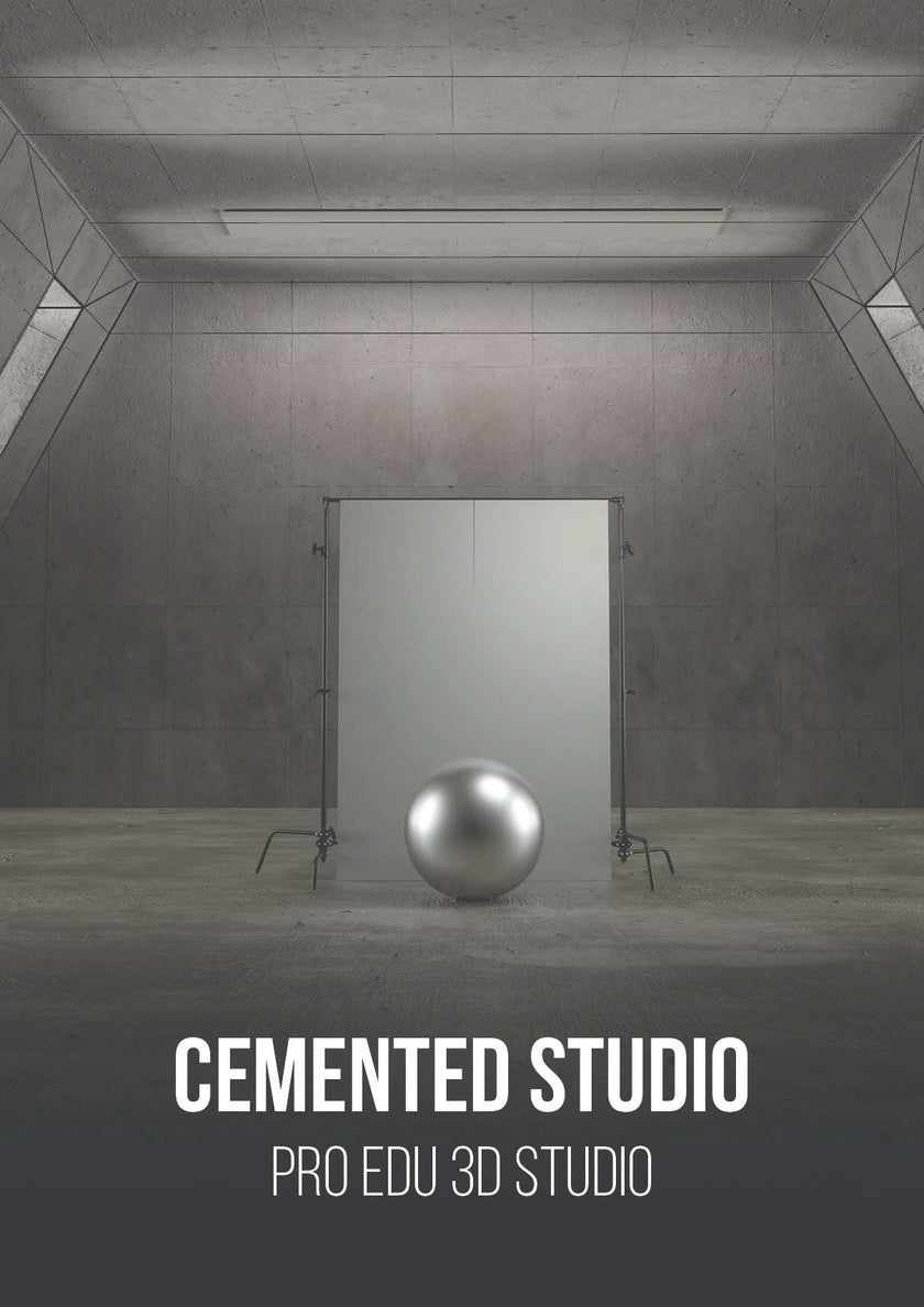 Introducing the new Cement Photography Studio 3D Model – perfect for portrait photographers and studio lighting enthusiasts. This virtual studio contains unlimited abilities and angles to shoot in, and can fit any and all other virtual props from the collection. 
