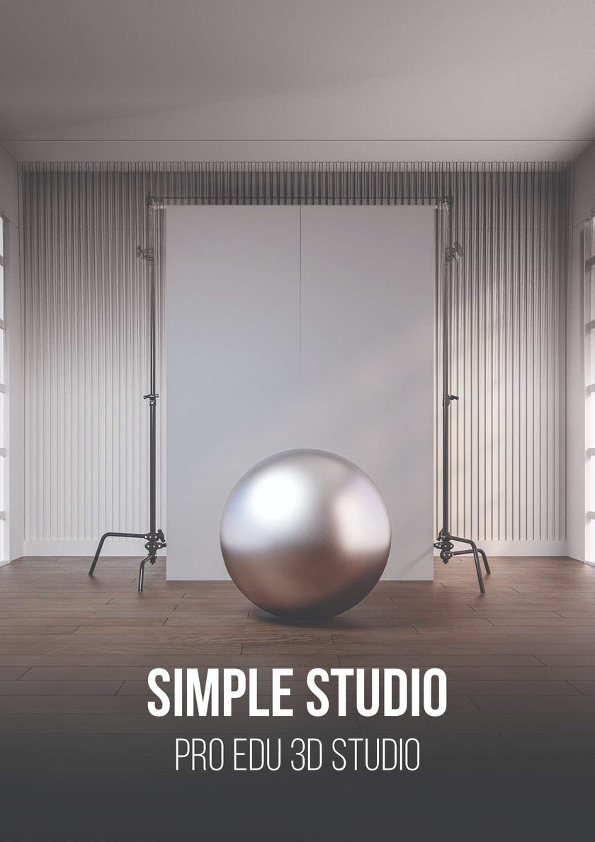 Virtual Photo Studio 3D Model | C4D FBX OBJ CGI Asset PRO EDU cinema 4d education and tutorials for photographers and retouchers in commercial retouching