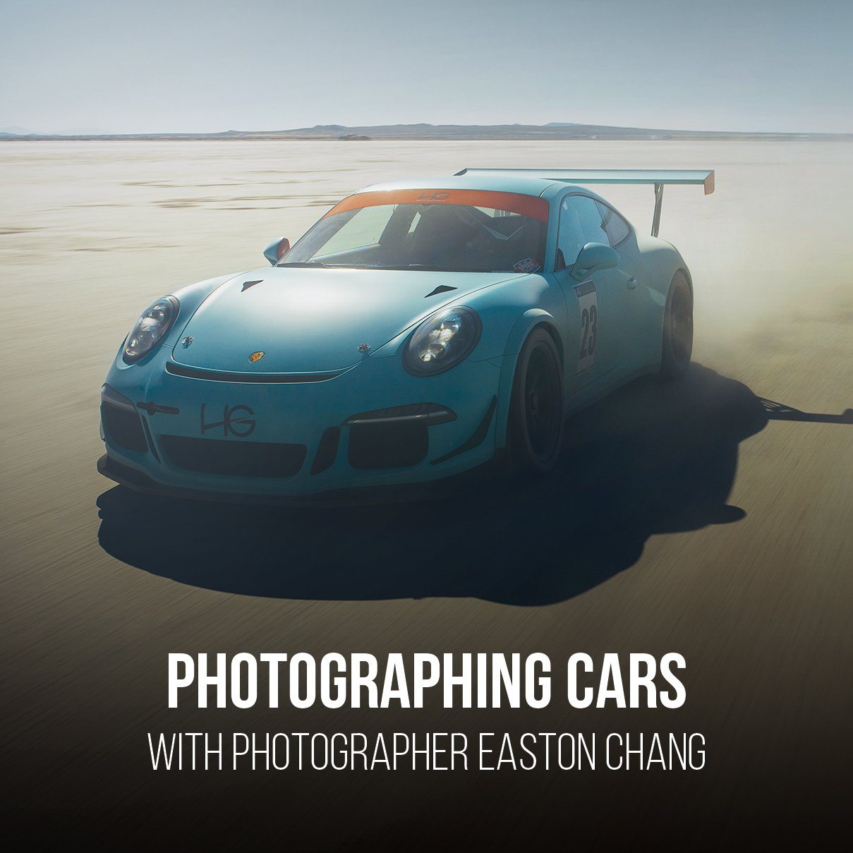 pro edu photography course poster for car photography with easton chang