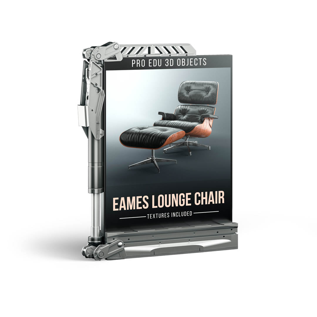 Eames Lounge Chair 3D Model | C4D FBX OBJ CGI Asset PRO EDU PRO EDU PRO EDU