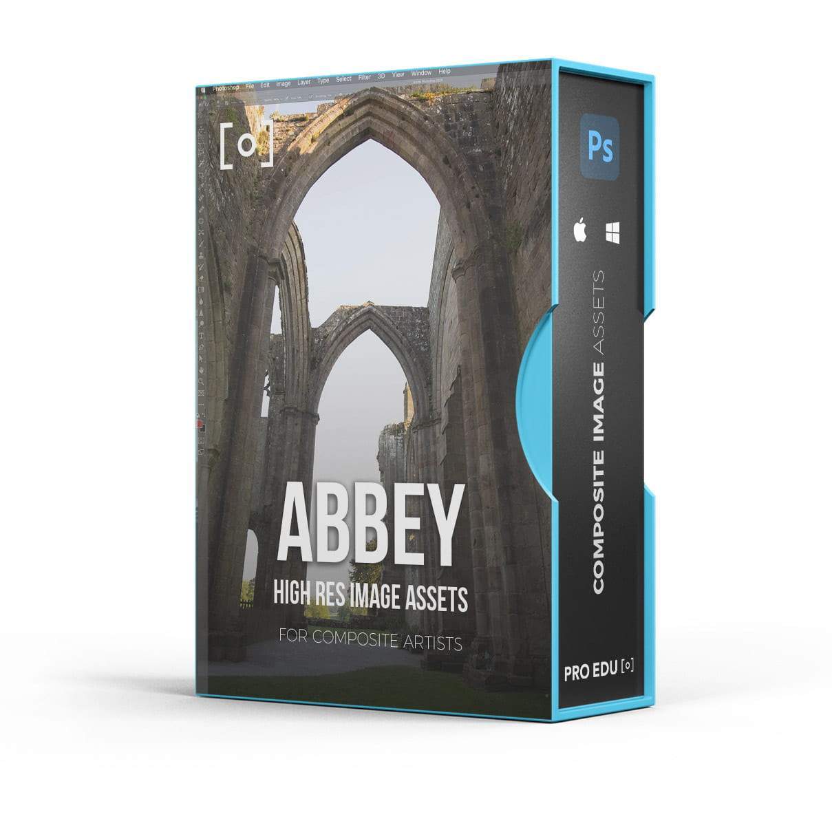 Composite Stock Asset Pack - English Abbey 2 Photoshop Assets  PRO EDU PRO EDU