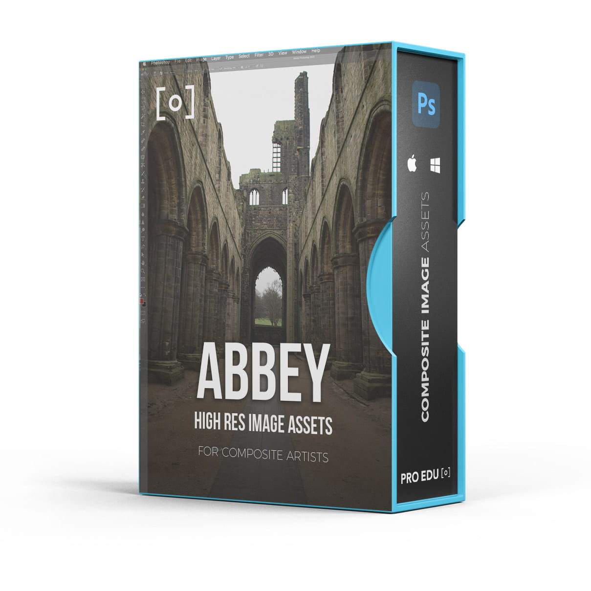 Composite Stock Asset Pack - English Abbey Photoshop Assets PRO EDU PRO EDU PRO EDU