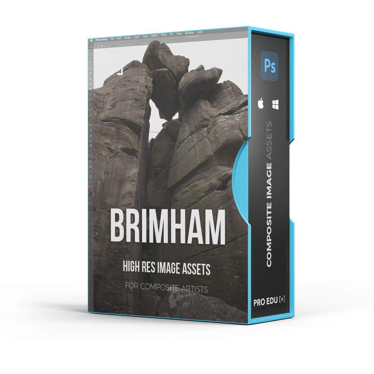 Brimham Rocks Composite Stock Photoshop Asset Pack - PRO EDU PRO EDU PRO EDU
