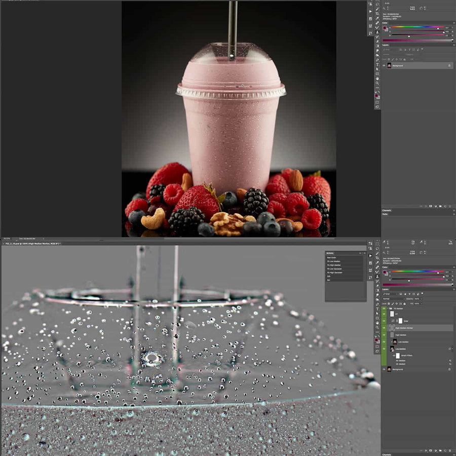 Advanced Texture Retouching Frequency Separation 2.0 - PRO EDU Earth Oliver PRO EDU