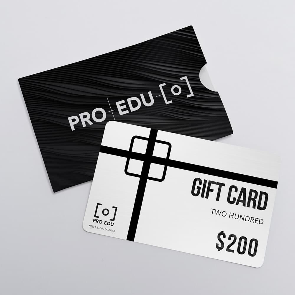 Gift Cards For Photographers & Content Creators | Presents for Artists Rise.ai PRO EDU