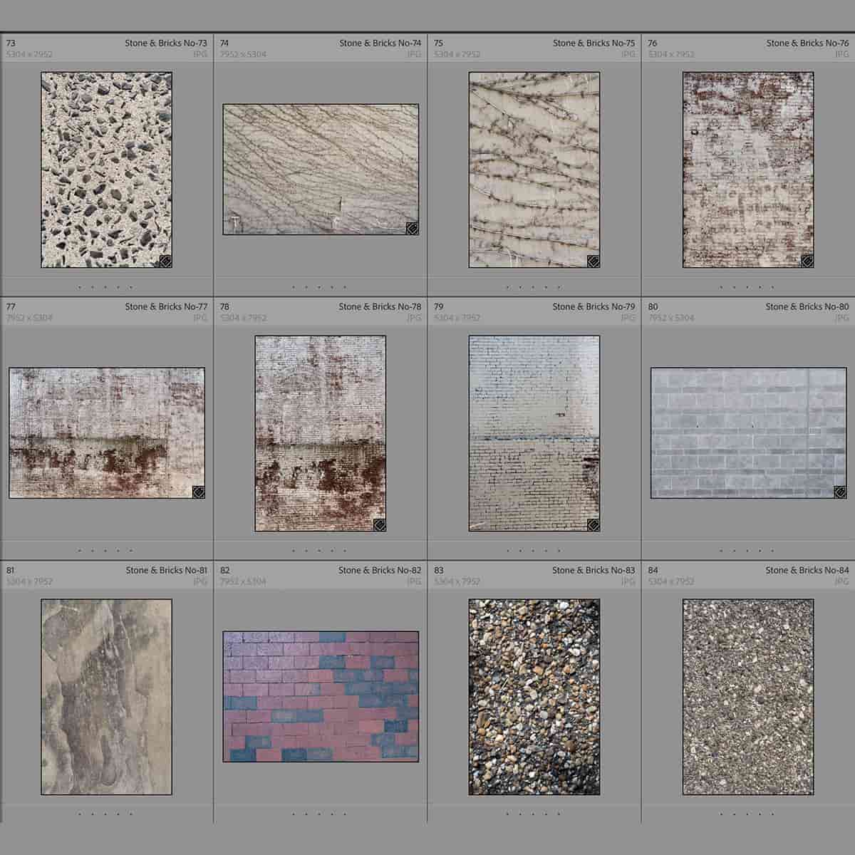 City Textures & Adobe Photoshop Overlays - Stone Pack | PRO EDU PRO EDU PRO EDU
