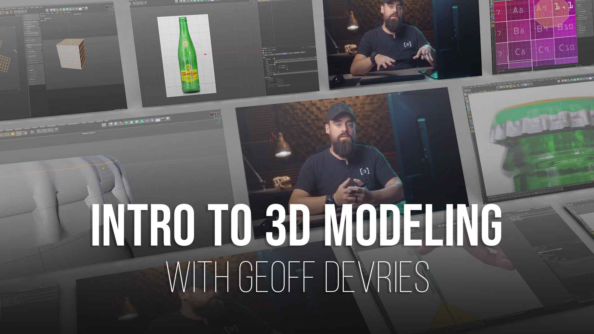 Intro to 3D Modeling in CGI with modeler geoff devries from PRO EDU