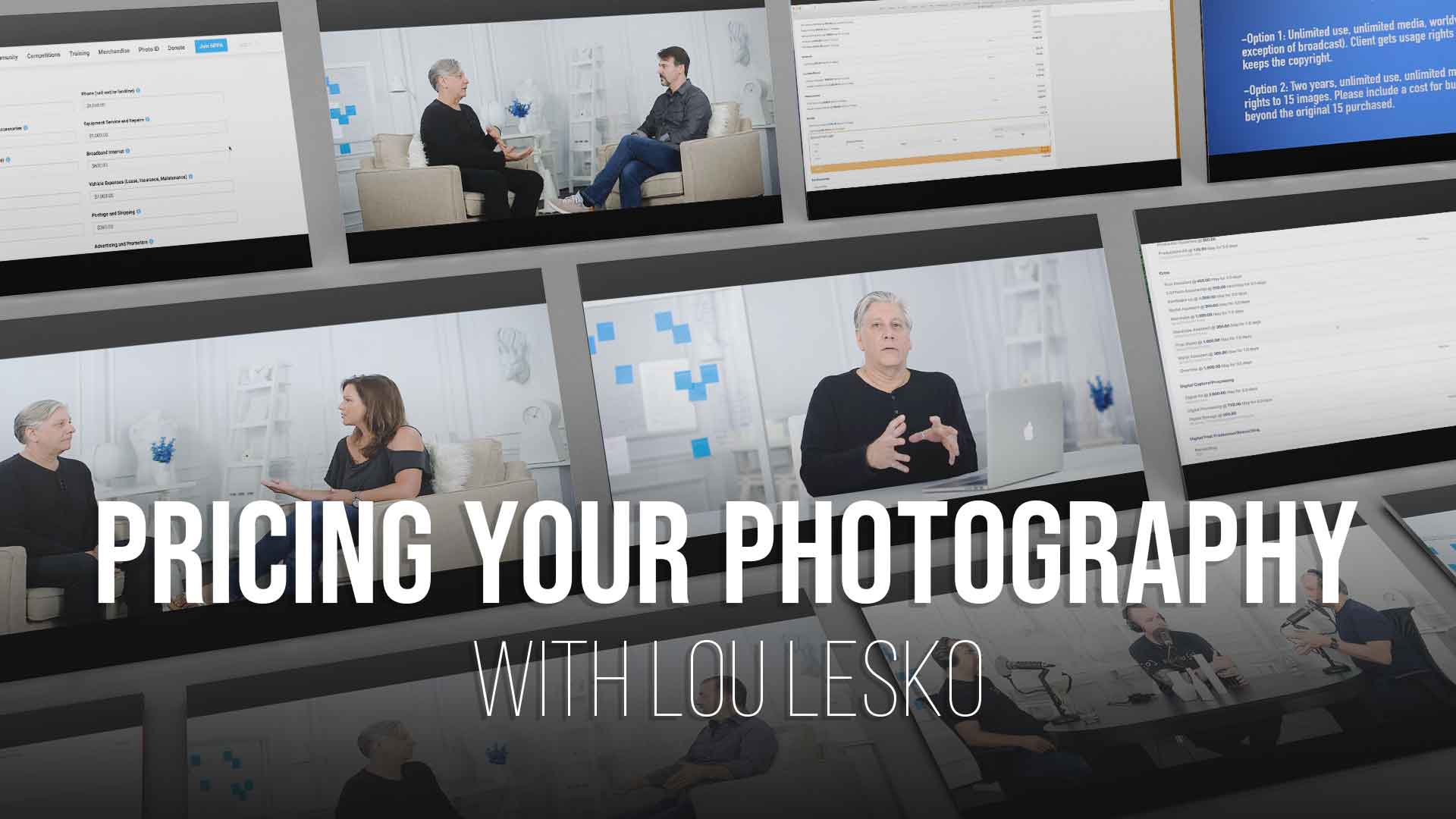 This PRO EDU tutorial with Lou Lesko helps you price your photography for a profitable photography business.