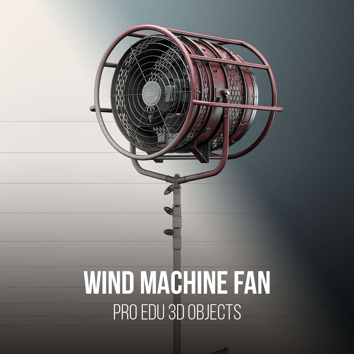 Mole Richardson Wind Machine Model Photoshop | C4D FBX OBJ - PRO EDU PRO EDU PRO EDU