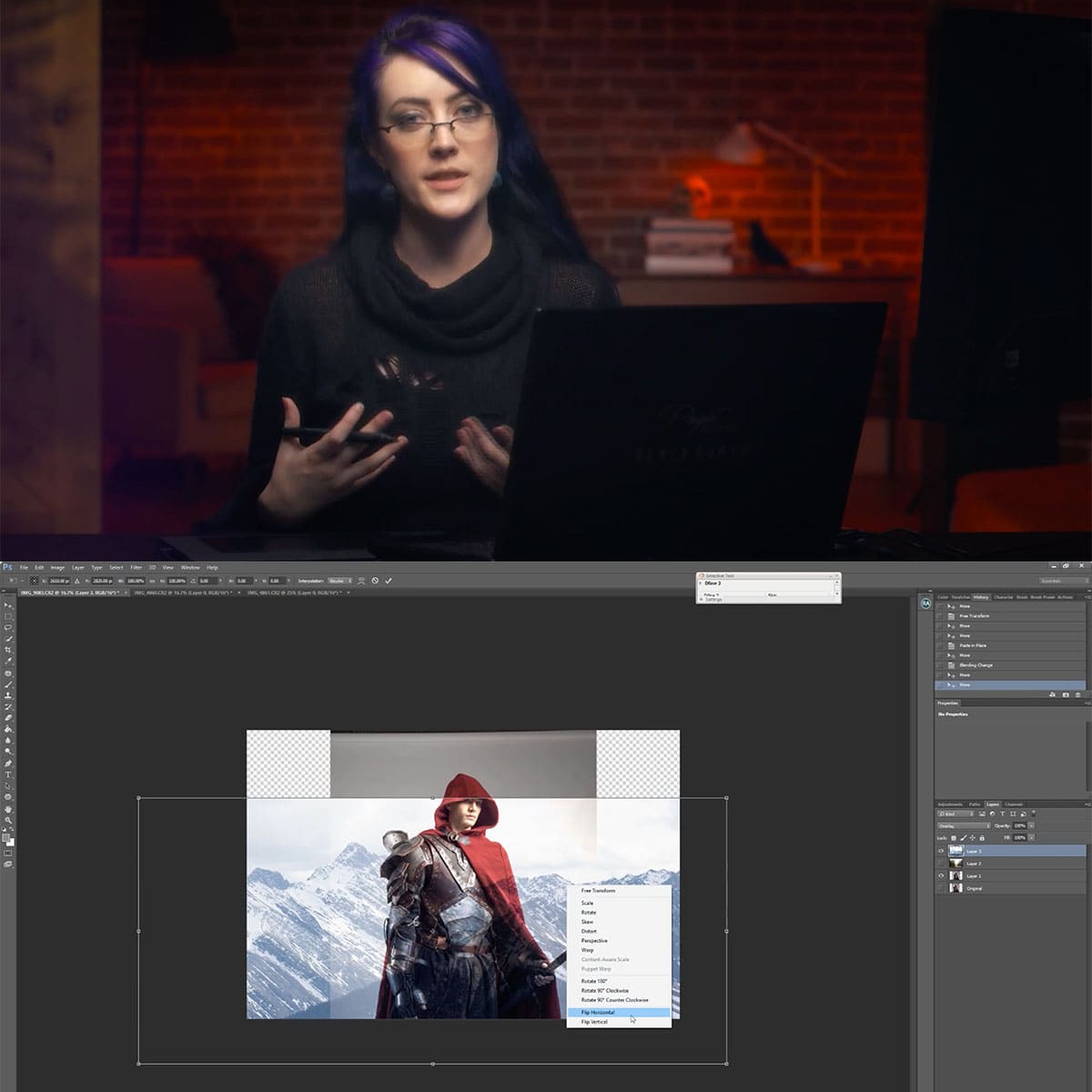 Composite Retouching Workflow for Photoshop Tutorial – PRO EDU Renee Robyn PRO EDU