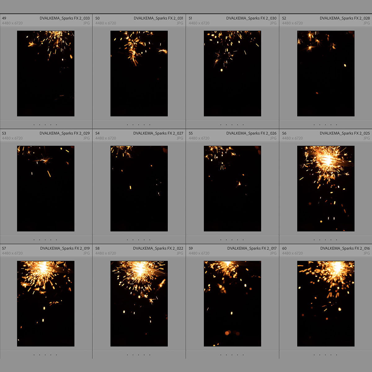 Sparks FX Volume 1 + 2 - Photoshop Overlays Assets - PRO EDU PRO EDU PRO EDU