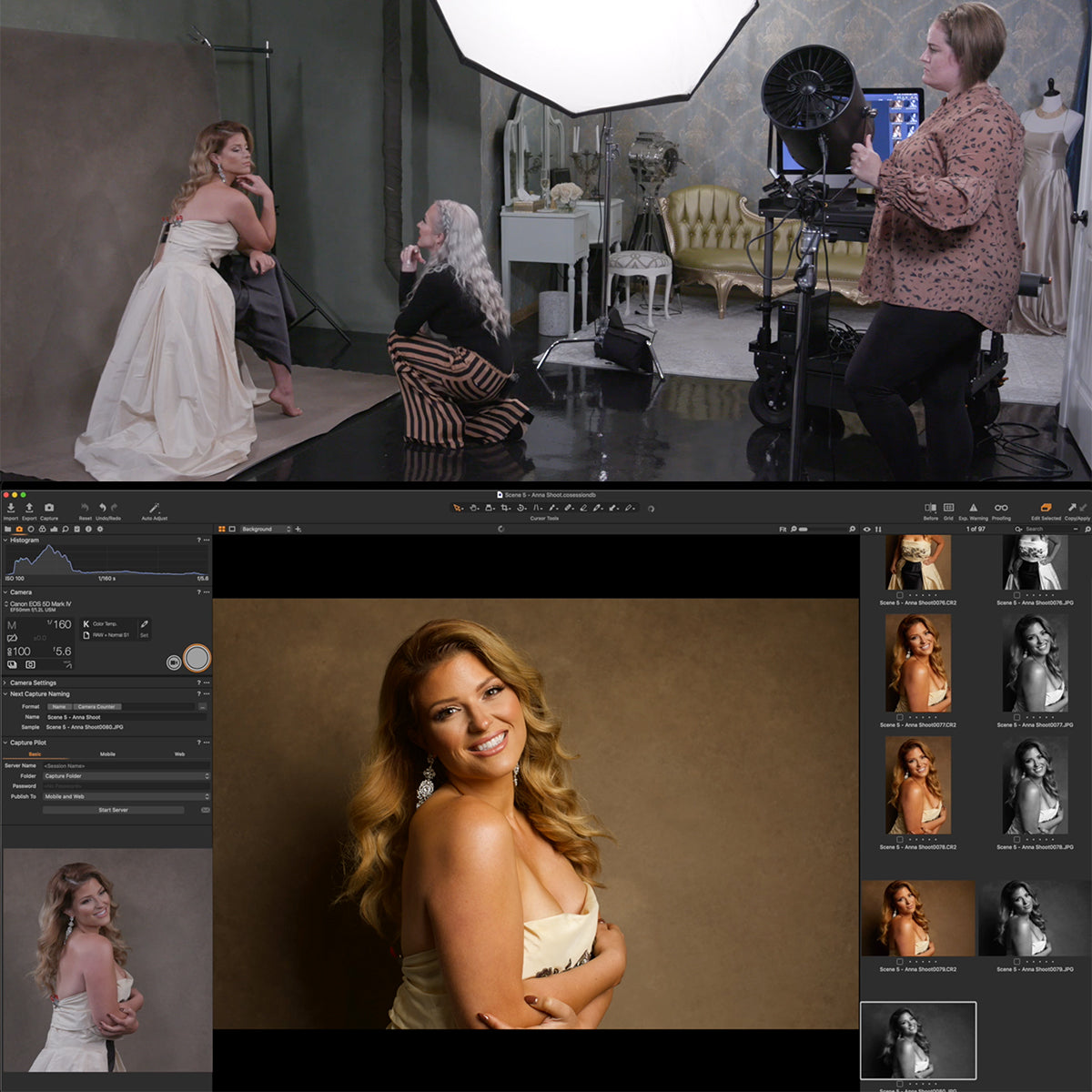 Advanced retouching workflow for creating stunning portrait images
