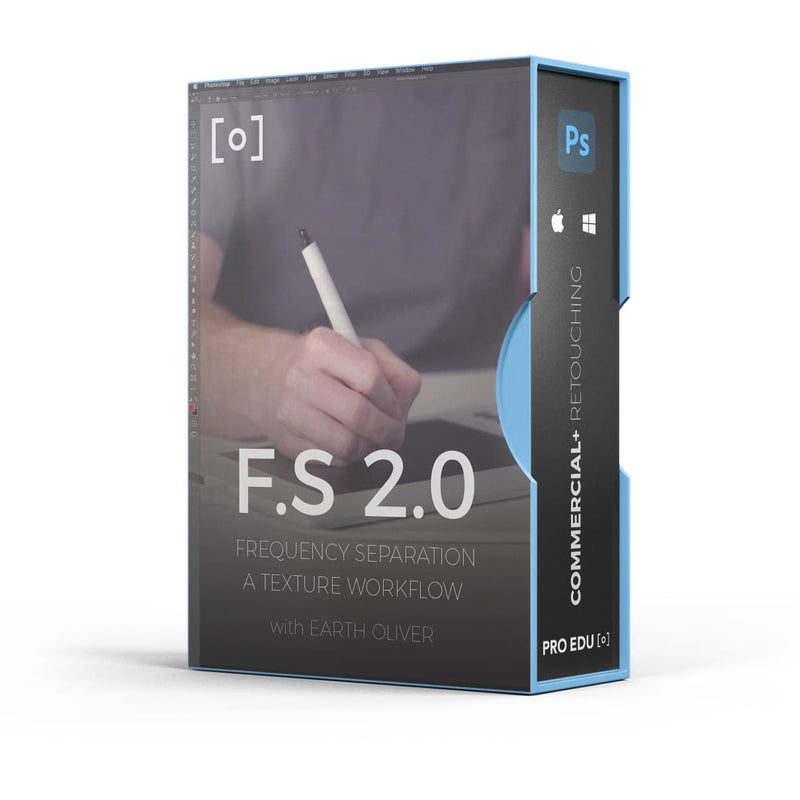 Pro EDU - Frequency Separation Photoshop Action & Retouching Course 2